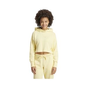 Adidas ALL SZN Yellow Cropped Hoddie Size Small, NWT!​